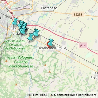 Mappa Viale II Giugno, 40064 Ozzano dell'Emilia BO, Italia (4.935)