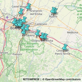 Mappa Viale II Giugno, 40064 Ozzano dell'Emilia BO, Italia (9.5725)