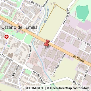 Mappa Via del Commercio, 2, 40064 Ozzano dell'Emilia, Bologna (Emilia Romagna)