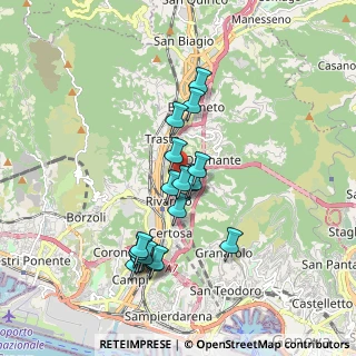 Mappa Via Tofane, 16161 Genova GE, Italia (1.66579)