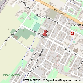 Mappa Viale II Giugno, 8, 40064 Ozzano dell'Emilia, Bologna (Emilia Romagna)