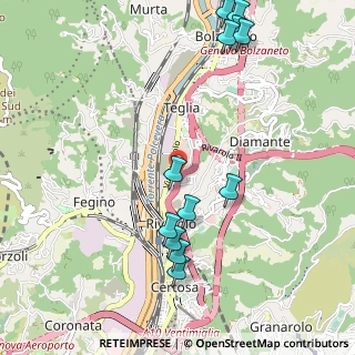 Mappa Via Carnia, 16161 Genova GE, Italia (1.22917)