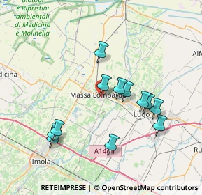Mappa Via Ruggero Grieco, 48024 Massa Lombarda RA, Italia (7.19917)