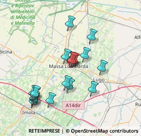 Mappa Via Ruggero Grieco, 48024 Massa Lombarda RA, Italia (7.08833)