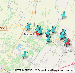 Mappa Via Ruggero Grieco, 48024 Massa Lombarda RA, Italia (3.88308)