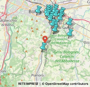 Mappa Via Enrico Mattei, 40065 Pianoro BO, Italia (4.111)