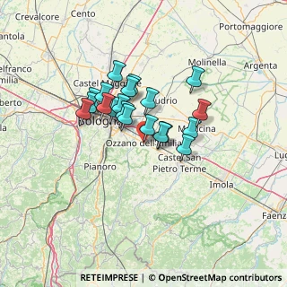 Mappa Viale Allende, 40064 Ozzano dell'Emilia BO, Italia (10.173)