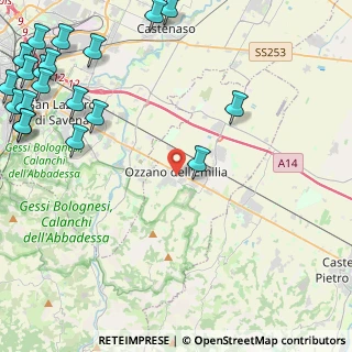 Mappa Viale Allende, 40064 Ozzano dell'Emilia BO, Italia (7.158)