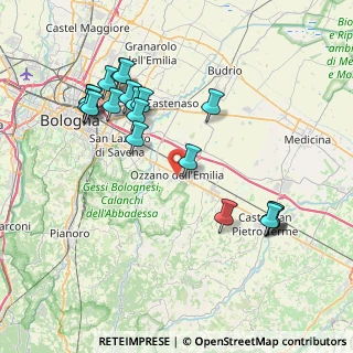 Mappa Viale Allende, 40064 Ozzano dell'Emilia BO, Italia (8.5605)