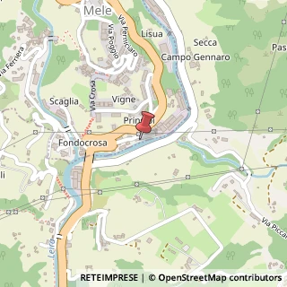 Mappa Via Barasino,  21, 16010 Mele, Genova (Liguria)