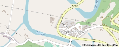 Mappa Bastia Mondovì