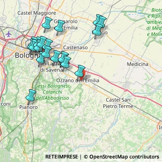 Mappa Via dell'Elettronica, 40064 Ozzano dell'Emilia BO, Italia (9.459)