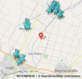 Mappa Via Palazza, 48022 Lugo RA, Italia (2.7505)