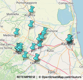 Mappa Via Palazza, 48022 Lugo RA, Italia (16.1555)