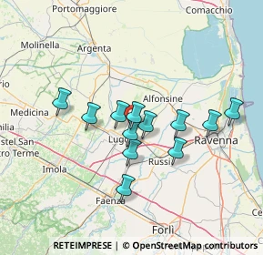 Mappa Via Palazza, 48022 Lugo RA, Italia (11.38)