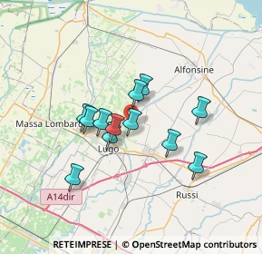 Mappa Via Palazza, 48022 Lugo RA, Italia (5.33583)