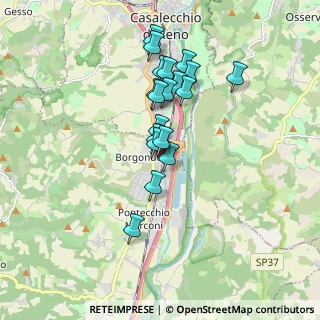 Mappa Via Borgonuovo, 40037 Borgonuovo BO, Italia (1.442)