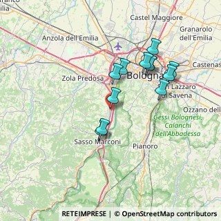 Mappa Via Borgonuovo, 40037 Borgonuovo BO, Italia (6.67)