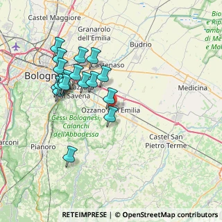 Mappa Viale Salvador Allende, 40064 Ozzano dell'Emilia BO, Italia (7.54056)