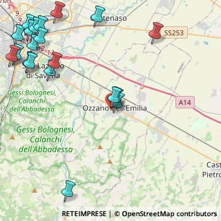 Mappa Viale 2 Giugno, 40064 Ozzano dell'Emilia BO, Italia (6.5295)