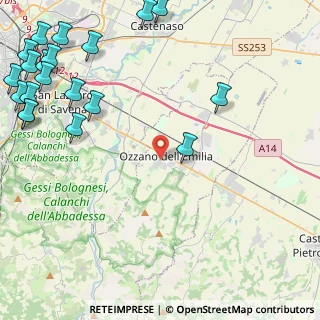 Mappa Viale 2 Giugno, 40064 Ozzano dell'Emilia BO, Italia (6.962)