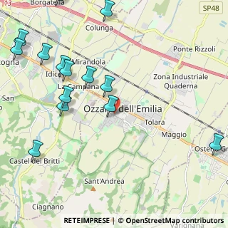 Mappa Viale 2 Giugno, 40064 Ozzano dell'Emilia BO, Italia (2.81)