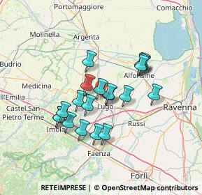 Mappa Via Ascensione, 48022 Lugo RA, Italia (11.386)