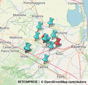 Mappa Via Ascensione, 48022 Lugo RA, Italia (8.86357)