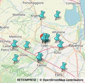 Mappa Via Ascensione, 48022 Lugo RA, Italia (13.36143)