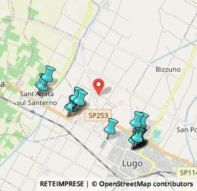 Mappa Via Ascensione, 48022 Lugo RA, Italia (2.058)