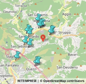 Mappa Via Superiore Rocche di Bavari, 16141 Genova GE, Italia (1.64692)