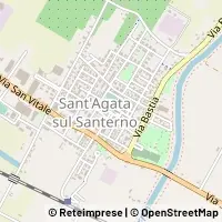 Map Sant'Agata sul Santerno