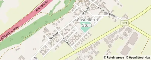 Mappa Castelletto Stura