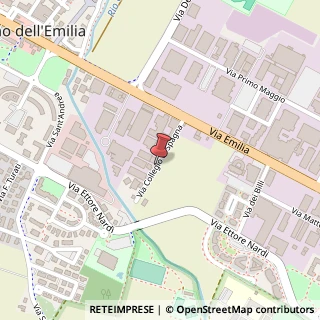 Mappa Via collegio di spagna 10, 40064 Ozzano dell'Emilia, Bologna (Emilia Romagna)