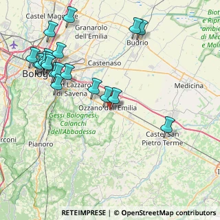 Mappa Via Collegio di Spagna, 40064 Ozzano dell'Emilia BO, Italia (10.1965)
