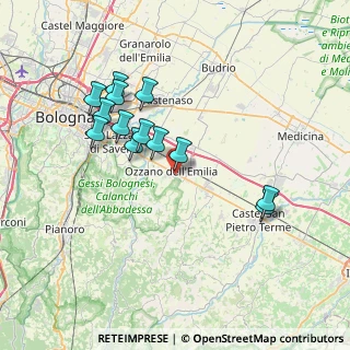 Mappa Via Collegio di Spagna, 40064 Ozzano dell'Emilia BO, Italia (7.02)