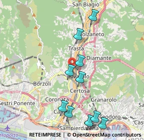 Mappa Via Evandro Ferri, 16161 Genova GE, Italia (2.30545)