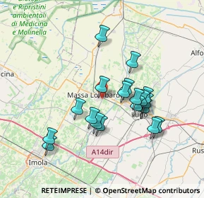 Mappa Via G. di Vittorio, 48024 Massa Lombarda RA, Italia (6.50105)