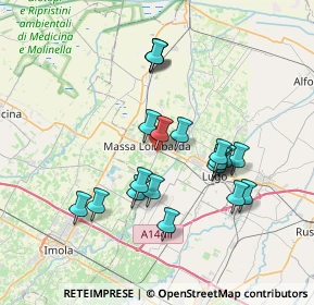 Mappa Via G. di Vittorio, 48024 Massa Lombarda RA, Italia (6.7115)