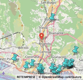 Mappa Via Renato Quartini, 16161 Genova GE, Italia (3.418)