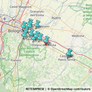Mappa Via Del Billi, 40064 Ozzano dell'Emilia BO, Italia (7.23692)