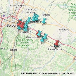 Mappa Via Del Billi, 40064 Ozzano dell'Emilia BO, Italia (7.14)
