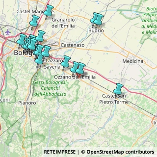 Mappa Via Del Billi, 40064 Ozzano dell'Emilia BO, Italia (10.44)