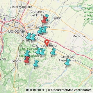 Mappa Via Del Billi, 40064 Ozzano dell'Emilia BO, Italia (7.47071)