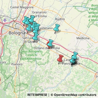 Mappa Via Del Billi, 40064 Ozzano dell'Emilia BO, Italia (8.58789)