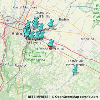Mappa Via Alcide De Gasperi, 40064 Ozzano dell'Emilia BO, Italia (8.37188)