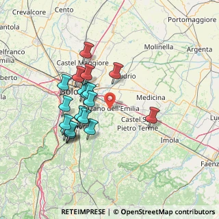 Mappa Via Alcide De Gasperi, 40064 Ozzano dell'Emilia BO, Italia (13.0685)