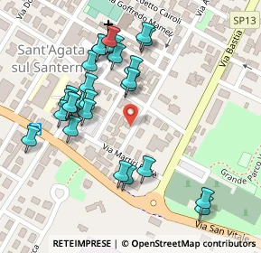 Mappa Via della Libertà, 48020 Sant'Agata sul Santerno RA, Italia (0.11111)