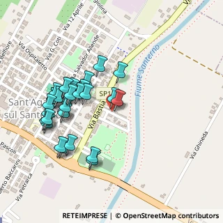 Mappa Via Martiri Santagatesi, 48020 Sant'Agata Sul Santerno RA, Italia (0.23333)
