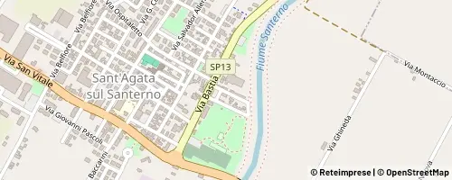 Mappa Sant'Agata sul Santerno